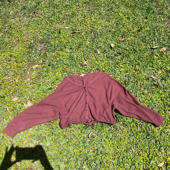 waffle knit top - Picture 2 of 3